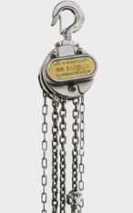 零食加工厂设备维修不锈钢手拉葫芦的应用