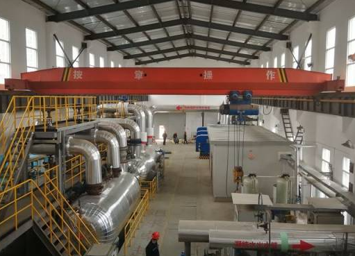 供热车间安装使用钢丝绳电动葫芦吊装作业